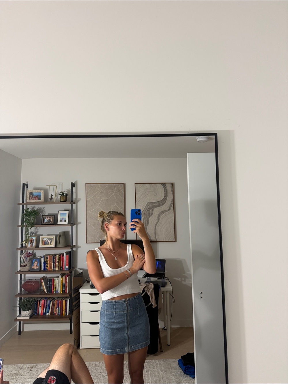 FREE PEOPLE DENIM MINI